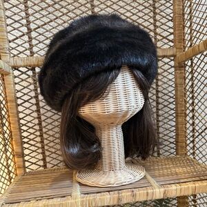 Vintage faux fur hat  *SOLD*